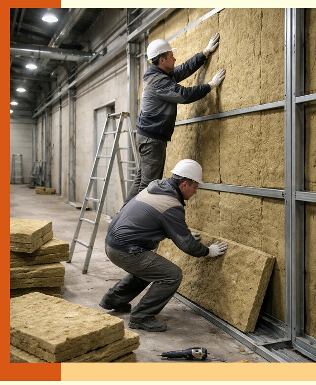 Утепление цеха под ключ в Феодосии с гарантией качества